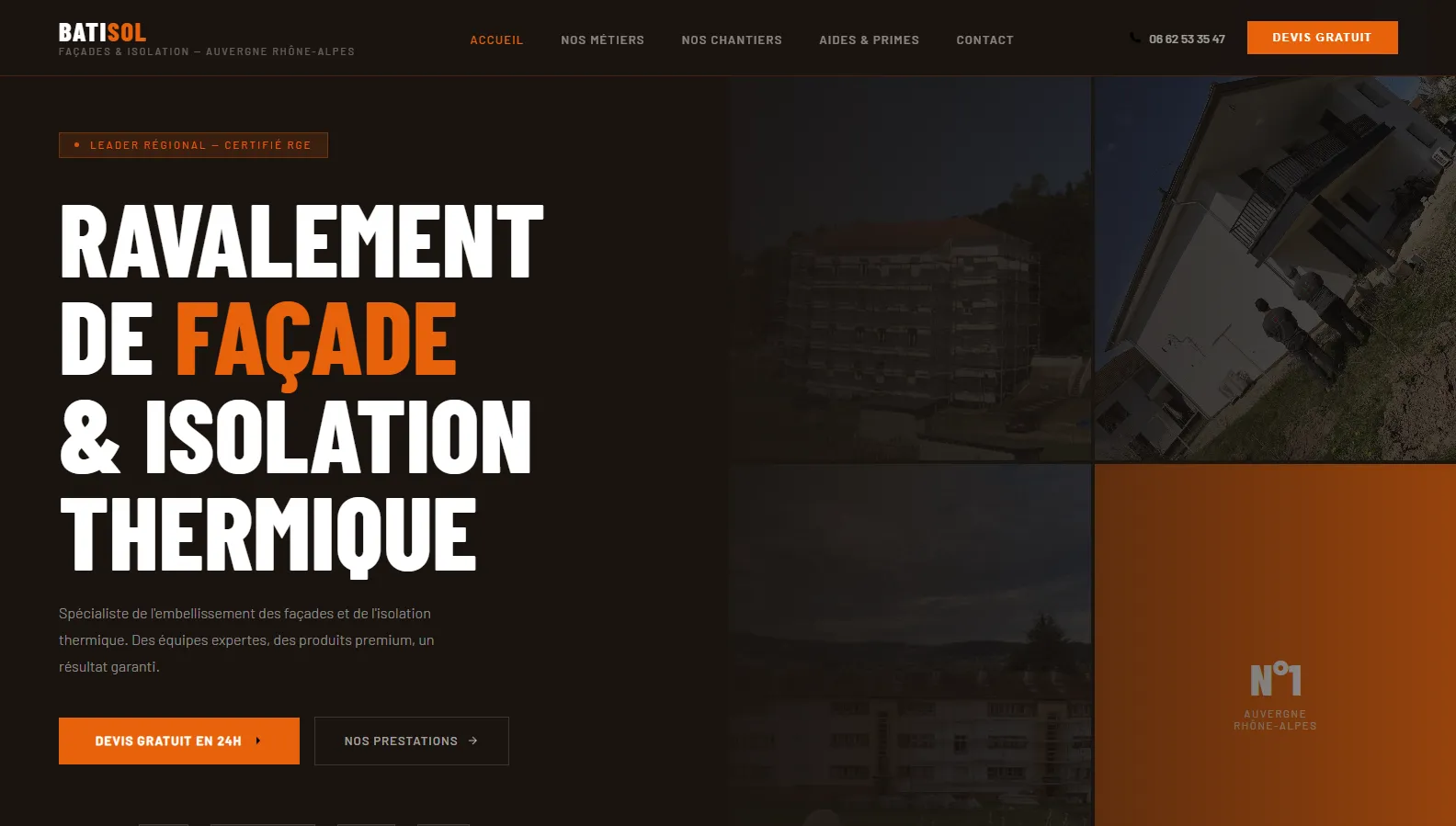Façades et isolation