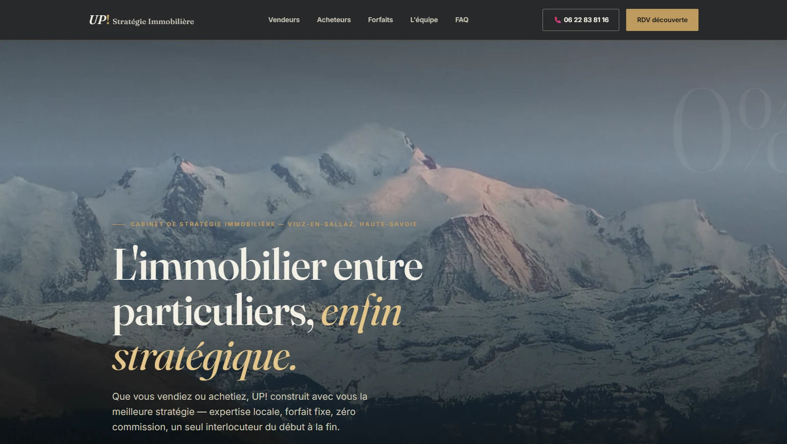UP! Stratégie Immobilière — cabinet immobilier en Haute-Savoie