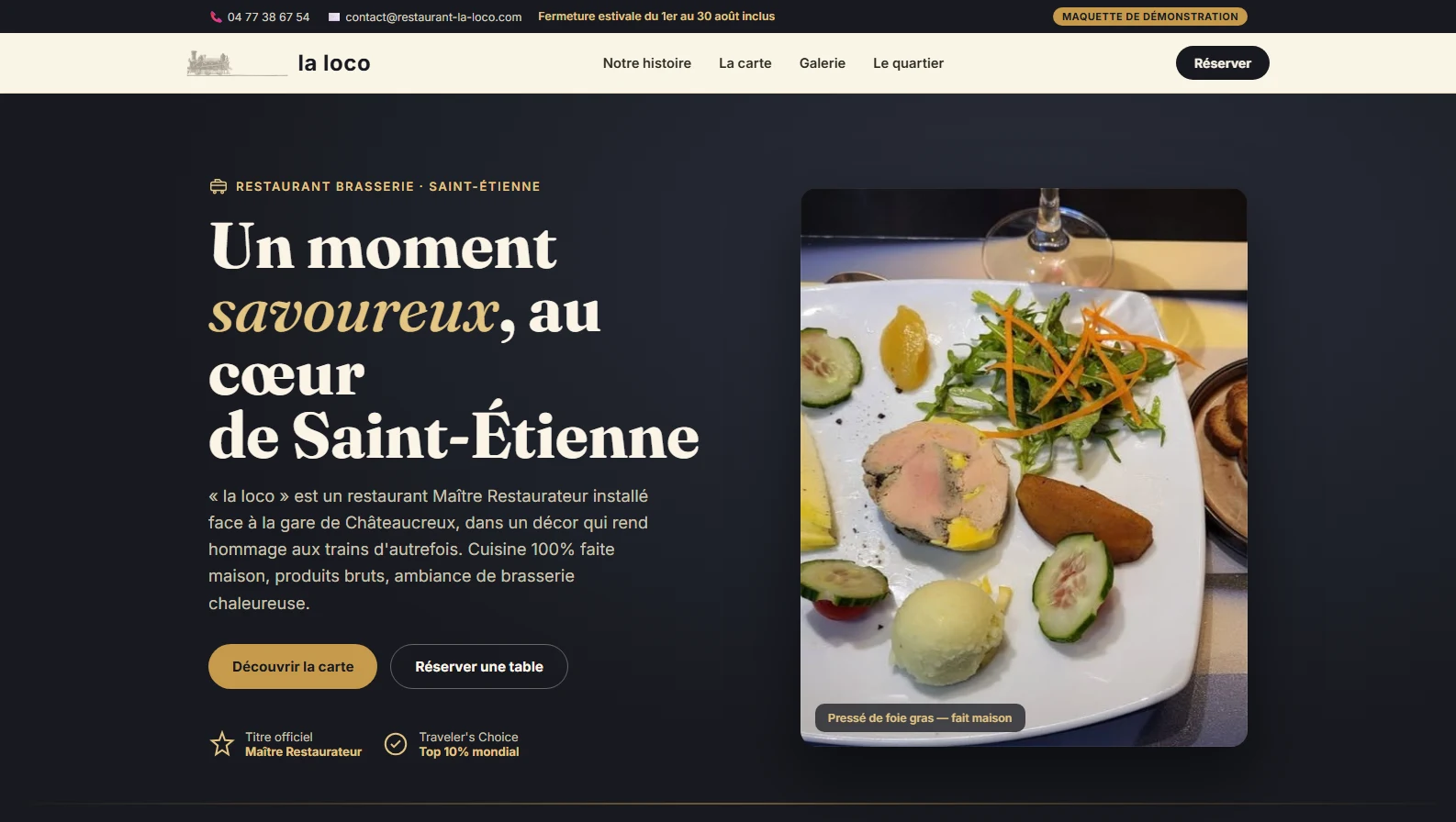 Après — nouveau site My Web Creator